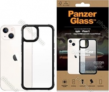 PanzerGlass SilverBullet case for Apple iPhone 13 black/transparent 
