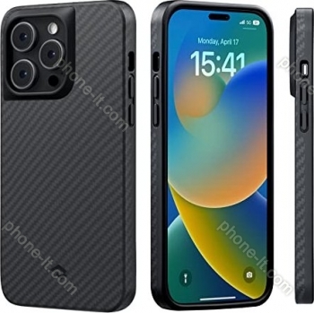Pitaka MagEZ case Pro 3 Twill for Apple iPhone 14 Pro black/grey 
