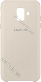 Samsung Dual Layer Cover for Galaxy A6 (2018) gold 