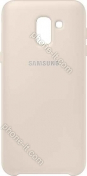 Samsung Dual Layer Cover for Galaxy J6 (2018) gold 