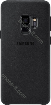 Samsung EF-XG960AB Alcantara Cover for Galaxy S9 black 