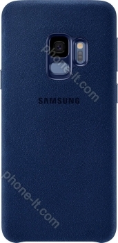 Samsung EF-XG960AL Alcantara Cover for Galaxy S9 blue 