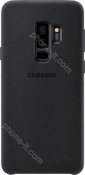 Samsung EF-XG965AB Alcantara Cover for Galaxy S9+ black 