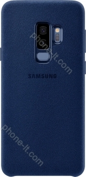 Samsung EF-XG965AL Alcantara Cover for Galaxy S9+ blue 