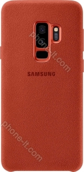 Samsung EF-XG965AR Alcantara Cover for Galaxy S9+ red 