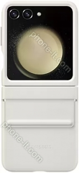 Samsung Flap Eco-Leather case for Galaxy Z Flip 5 Cream 