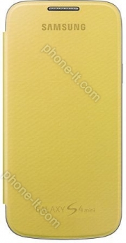 Samsung Flip Cover for Galaxy S4 mini yellow 