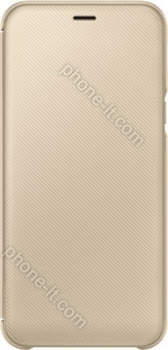 Samsung Flip wallet for Galaxy A6 (2018) gold 