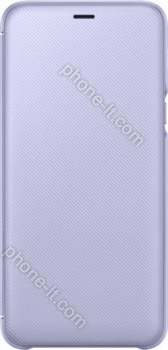 Samsung Flip wallet for Galaxy A6+ (2018) purple 
