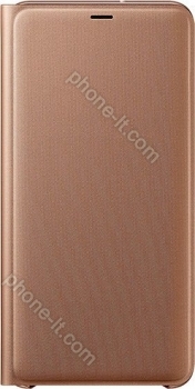 Samsung Flip wallet for Galaxy A7 (2018) gold 