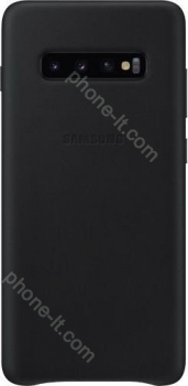 Samsung Leather Cover for Galaxy S10+ black 