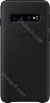 Samsung Leather Cover for Galaxy S10 black 