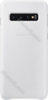 Samsung Leather Cover for Galaxy S10 white 
