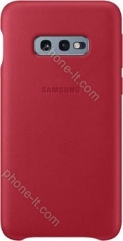 Samsung Leather Cover for Galaxy S10e red 