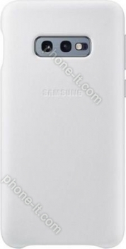 Samsung Leather Cover for Galaxy S10e white 