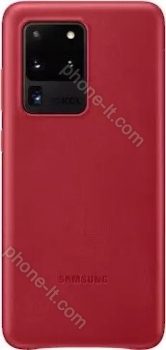 Samsung Leather Cover for Galaxy S20 Ultra red 