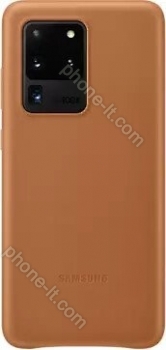 Samsung Leather Cover for Galaxy S20 Ultra brown 