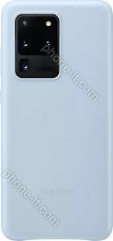 Samsung Leather Cover for Galaxy S20 Ultra blue coral 