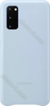 Samsung Leather Cover for Galaxy S20 blue coral 