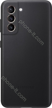 Samsung Leather Cover for Galaxy S21 black 