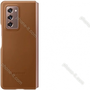Samsung Leather Cover for Galaxy Z Fold 2 5G brown 