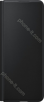 Samsung Leather Flip Cover for Galaxy Z Fold 3 5G black 