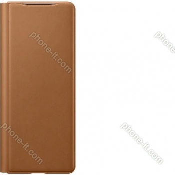 Samsung Leather Flip Cover for Galaxy Z Fold 2 brown 
