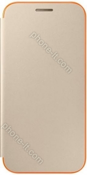 Samsung Neon Flip Cover for Galaxy A3 (2017) gold 