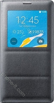 Samsung S-View Cover for Galaxy Note 4 dark grey 