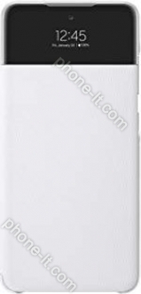 Samsung S-View wallet Cover for Galaxy A52 5G white 