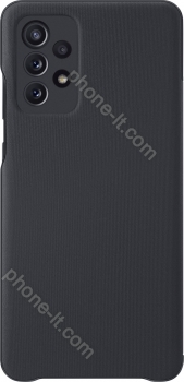 Samsung S-View wallet Cover for Galaxy A72 black 