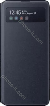 Samsung S-View wallet Cover for Galaxy Note 10 Lite black 