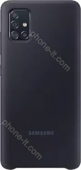 Samsung Silicone Cover for Galaxy A51 black 