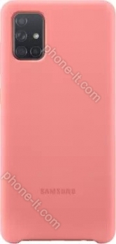 Samsung Silicone Cover for Galaxy A71 pink 