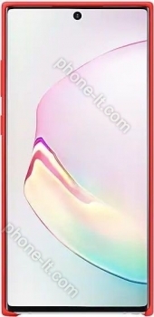 Samsung Silicone Cover for Galaxy Note 10+ red 