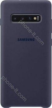 Samsung Silicone Cover for Galaxy S10+ navy blue 