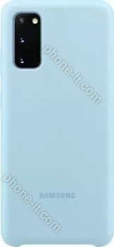 Samsung Silicone Cover for Galaxy S20 blue coral 