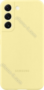 Samsung Silicone Cover for Galaxy S22 butter Yellow 