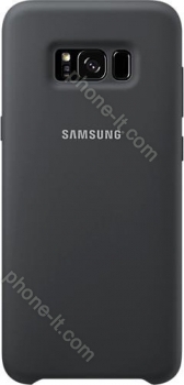 Samsung Silicone Cover for Galaxy S8+ dark grey 