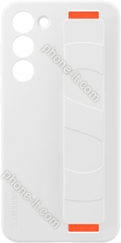 Samsung Silicone Grip case for Galaxy S23+ white 