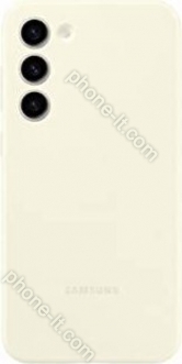 Samsung Silicone case for Galaxy S23+ Cream 
