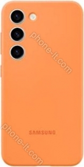 Samsung Silicone case for Galaxy S23 orange 