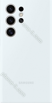 Samsung Silicone case for Galaxy S24 Ultra white 