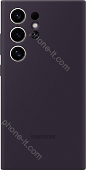Samsung Silicone case for Galaxy S24 Ultra dark violet 