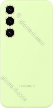 Samsung Silicone case for Galaxy S24+ lime 