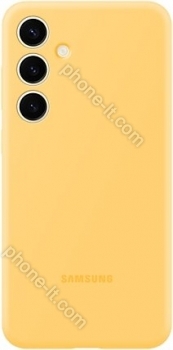Samsung Silicone case for Galaxy S24+ yellow 