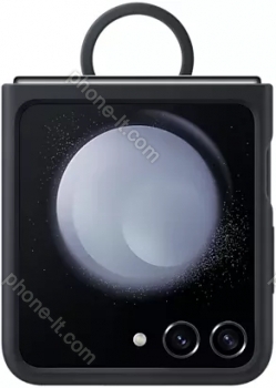 Samsung Silicone case with ring for Galaxy Z Flip 5 Indigo 