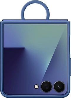 Samsung Silicone ring case для Galaxy Z Flip7 синий