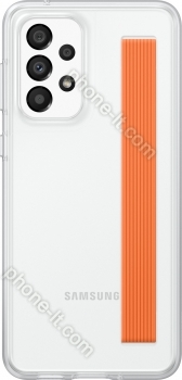 Samsung Slim strap Cover for Galaxy A33 5G transparent 