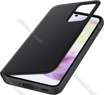 Samsung Smart View wallet case for Galaxy A35 5G black 